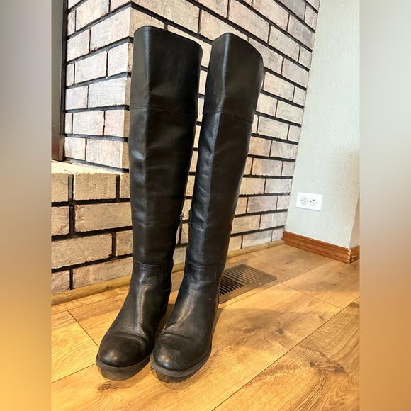 Vince Camuto over the knee leather boots size 8.5 - Picture 6 of 7